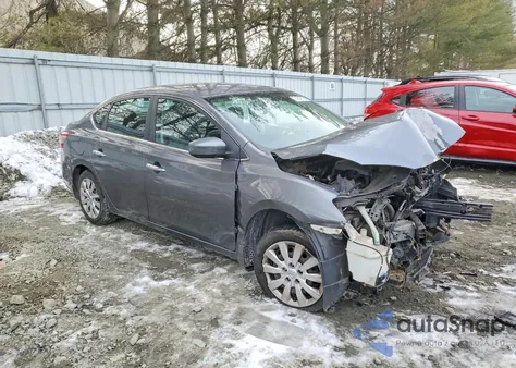 2015 Nissan Sentra S из США, поврежденный, VIN 3N1AB7AP3FL689582